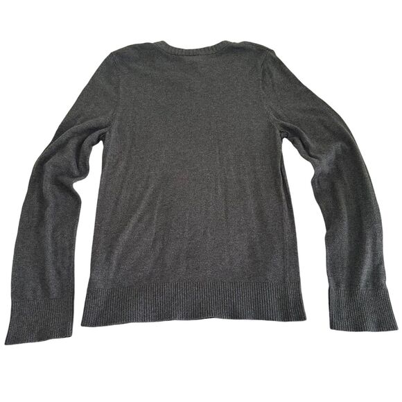 Hollister California Pullover Lightweight Sweatshirt Men Size Large Gray V Neck - Picture 2 of 4